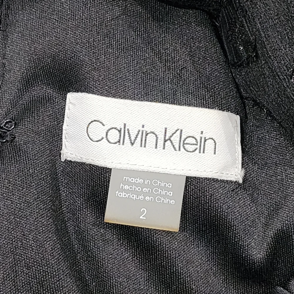 CALVIN KLEIN | Floor-length Sleeveless Dress | Size 2 | Black | EUC - Picture 5 of 5